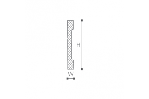 Plinta/brau din plastic de inalta densitate FD2 2