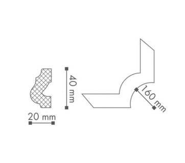 Profil curb tavan, Nomastyl O24 2