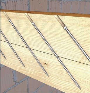 Surub dulgherie cu cap cilindric, 8x200mm, cod: GWZ8200 2