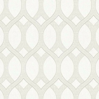 Tapet geometric gri deschis cu alb  Delen  cod Z72035