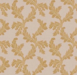 Tapet clasic floral bej cu auriu, Delen, cod Z72042 2