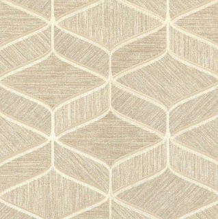 Tapet geometric cu nuante de maro, crem si auriu, Delen, cod Z63031 1