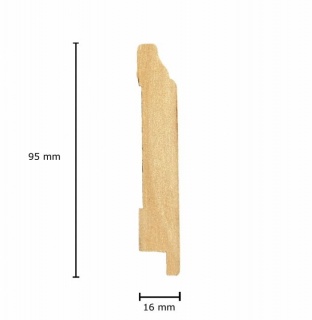 Plinta MDF Sonoma, 2800x95x16mm, 1695SON 2