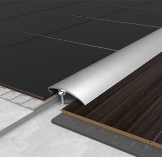 Profil trecere din aluminiu, cu surub mascat, Frasin, S65, 2.7 m 3