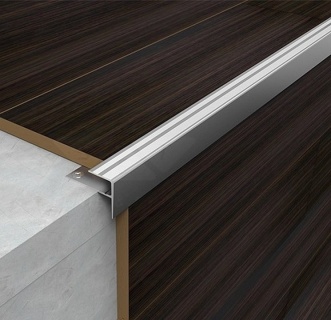 Profil aluminiu pentru treapta cu surub, Argintiu, A60, 40x22mm, 0.9 m 3