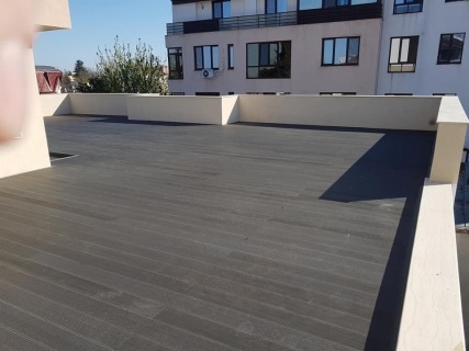 Pardoseala exterior compozit (deck WPC) culoare gri, D-GRWPC 2900x150x25 mm 4