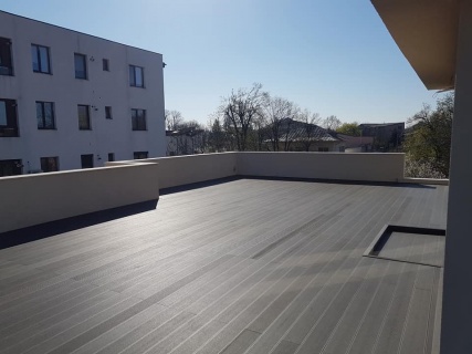 Pardoseala exterior compozit (deck WPC) culoare gri, D-GRWPC 2900x150x25 mm 14