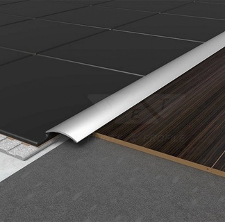 Profil trecere din aluminiu, autoadeziv, Argintiu, S03, 0.93 m 3