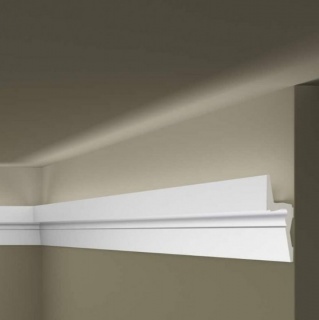 Cornisa tavan iluminat, IL9, polimer dur, 150x50x2000mm 2