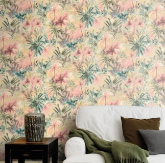 Tapet superlavabil, Rasch, model floral, cod 	543032 2