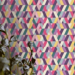 Tapet superlavabil, Rasch, model geometric multicolor, cod 536751 2
