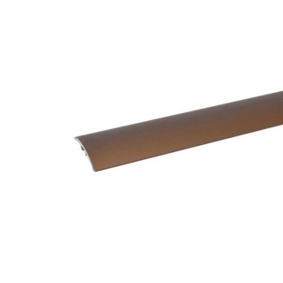 Profil trecere din aluminiu, cu surub mascat, Bronz, S64, 0.93 m 1
