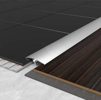 Profil trecere din aluminiu, cu surub mascat, Argintiu, S64, 2.7 m 3