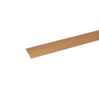 Profil trecere din aluminiu, cu surub mascat, Auriu, S66, 0.93 m 1