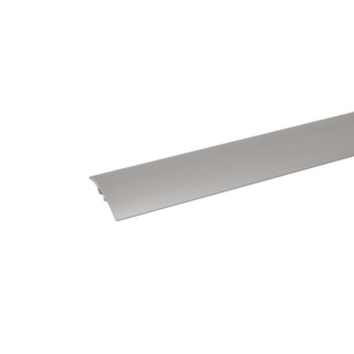 Profil trecere din aluminiu, cu surub mascat, Argintiu, S64, 2.7 m 1