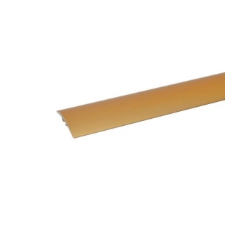 Profil trecere din aluminiu  cu surub mascat  Auriu  S64  2.7 m