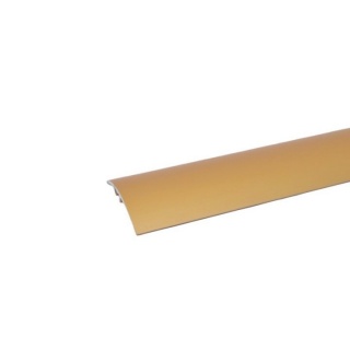 Profil trecere diferenta de nivel din aluminiu  cu surub mascat  Auriu  S65  0.93 m