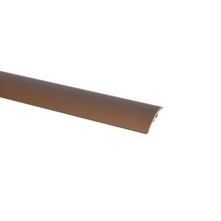Profil trecere din aluminiu  cu surub mascat  Bronz  S64  2.7 m