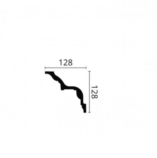 Profil tavan (cornisa), Arstyl Z5,128x128x2000mm 2