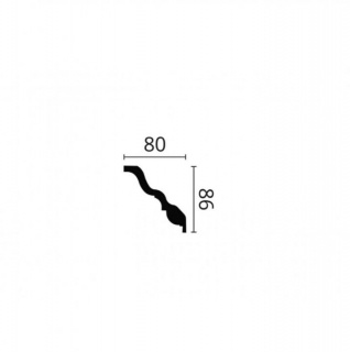 Profil tavan (cornisa), Arstyl Z14, 85x80x2000mm 2