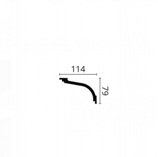 Profil tavan (cornisa), Arstyl Z17, 79x114x2000mm 2