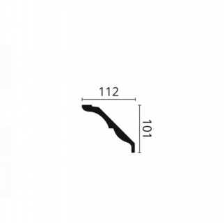 Profil tavan (cornisa), Arstyl Z21, 101x112x2000mm 2