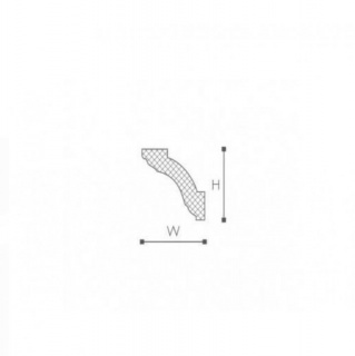Profil tavan (cornisa), Arstyl Z1250, 35x35x2000mm 2