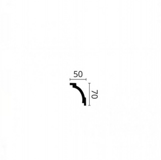 Profil tavan flexibil (cornisa), Arstyl Z16 FLEX, 70x50x2000mm 2