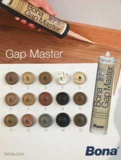 Chit rosturi parchet si plinta, Gap Master, Bona, 310ml, culoare negru 2