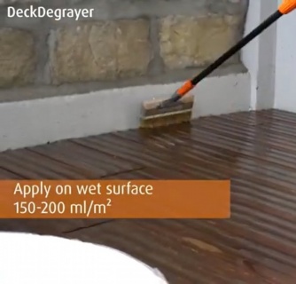 Detergent special pentru suprafetele din lemn la exterior, DeckDegrayer, LOBA 4