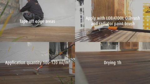 Grund special pentru pardoselile din lemn, la exterior, DeckPrepare, LOBA 3