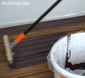 Lac terasa lemn, la exterior, DeckFinish Color, LOBA - Maro inchis (cod: L800150) 7