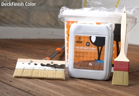 Lac terasa lemn, la exterior, DeckFinish Color, LOBA - Maro inchis (cod: L800150) 3