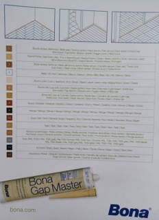 Chit rosturi parchet si plinta, Gap Master, Bona, 310ml, culoare nuc 3