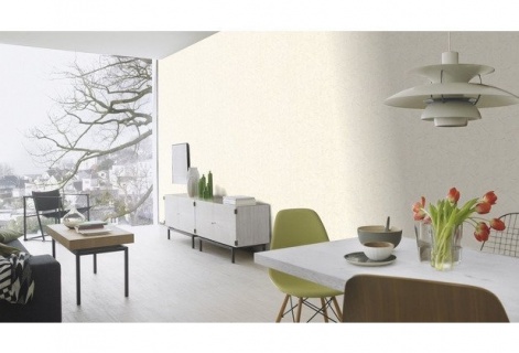 Tapet model tencuiala decorativa, culoare crem, D483376E 6