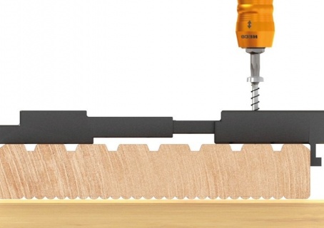 Cleme deck Heco Clipperset, latime reglabila, capabil extractie individuala a placii, Heco 3