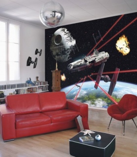 Fototapet Komar, model Disney, Star Wars Millennium Falcon, hartie, semilavabil, cod 8-489, Multicolor, 368 x 254 cm, 8 piese 2