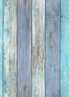 Tapet Komar, Imitations 2, model imitație lemn cu efect 3D, lavabil, nuanțe de albastru, cod 10200-08,  0.53m x 10m, 50 mp/rola 3