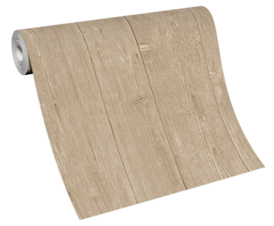 Tapet Komar, Imitations 2, model imitație lemn, lavabil, maro, cod 5820-33,  0.53m x 10m, 50 mp/rola 5