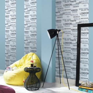 Tapet cu denumiri de orase D766707I 5