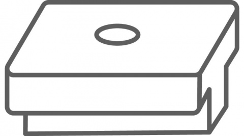 Clips Wing WPC Profi UPM Piazza One, 13x25x30mm, 55968/6101 2