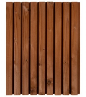 Lambriu tip Riflaj Decorativ, pin nordic Thermo Triple Shadow, Lunawood, 32 X 140 X 3000 - 5100 mm, cod 55986 2