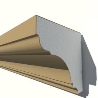 Cornisa Decorativa Exterior, NC117, 250x240x2000 mm 1