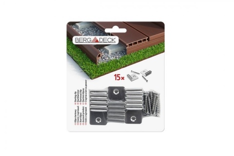 Kit montaj deck Bergdeck 15 cleme de capat, 15 suruburi, BDZKS0 2
