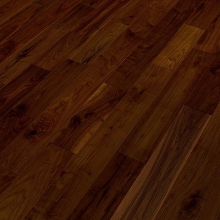 Parchet stratificat nuc american, Lounge, o lamela, 400-1400x150x14/3mm, HERLOU-WAL020 3