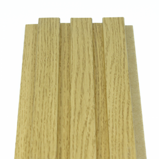 Lambriu MDF cu riflaj, decorativ, Stejar, 2800x117x12 mm, 12117/S 1
