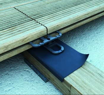 Clema deck, polipropilena, neagra, 70x28x4mm, ROT-SNAP 5