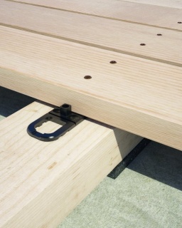 Clema deck, polipropilena, neagra, 70x28x4mm, ROT-SNAP 3