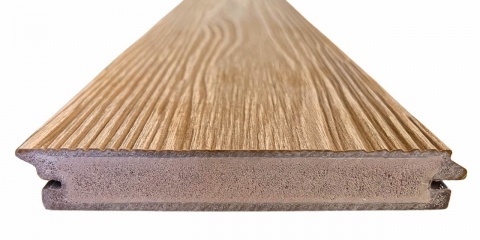 Deck compozit, Exterpark Tech Supreme, Burma , Sistem Instalare Magnet, 23x145x2200 mm 2