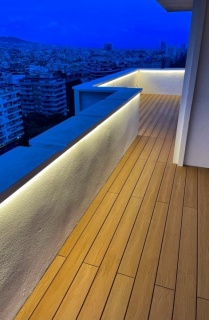 Deck compozit, Exterpark Tech Supreme, Burma , Sistem Instalare Magnet, 23x145x2200 mm 8